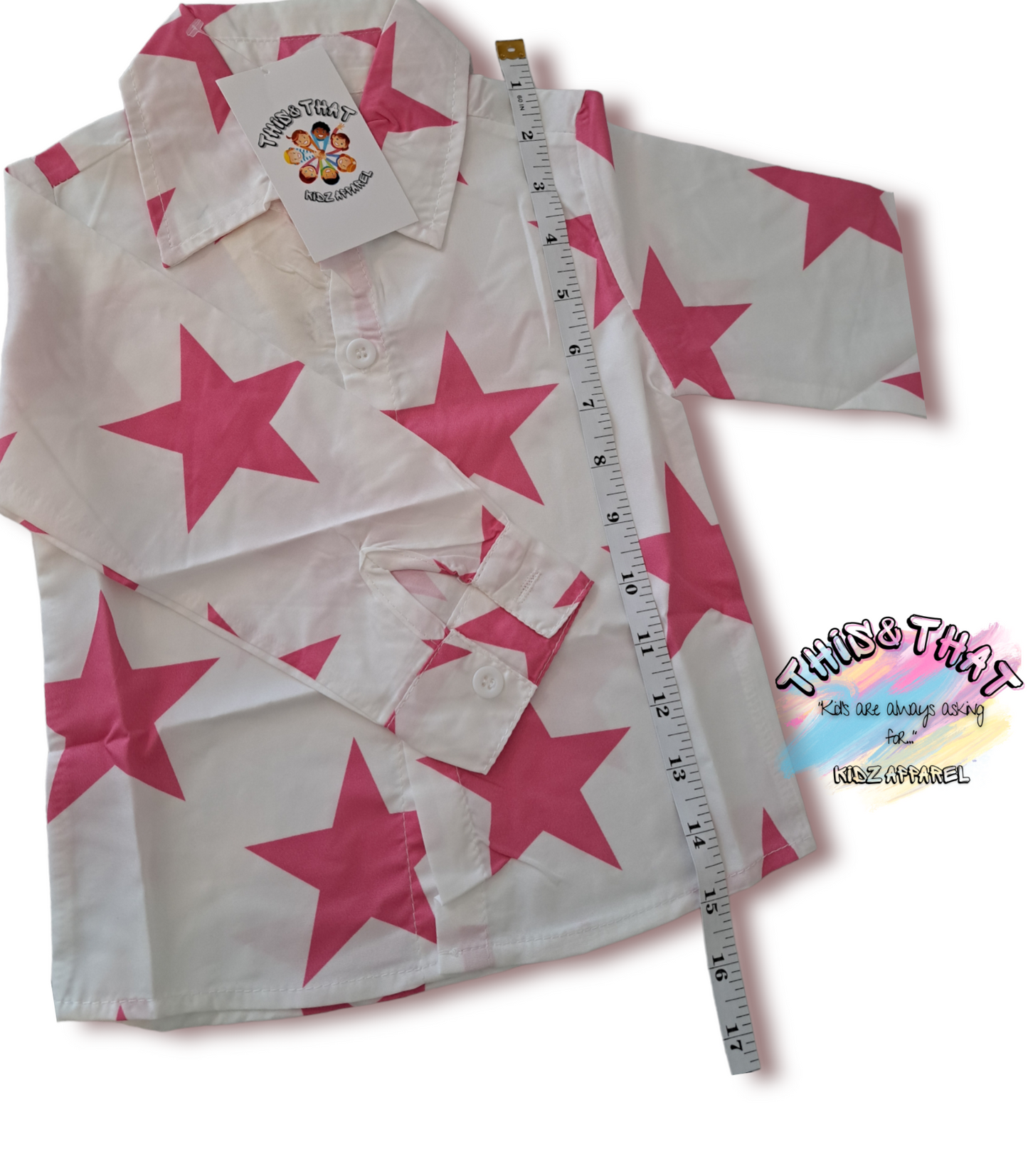 Pink Stars & Ripped Jeans
