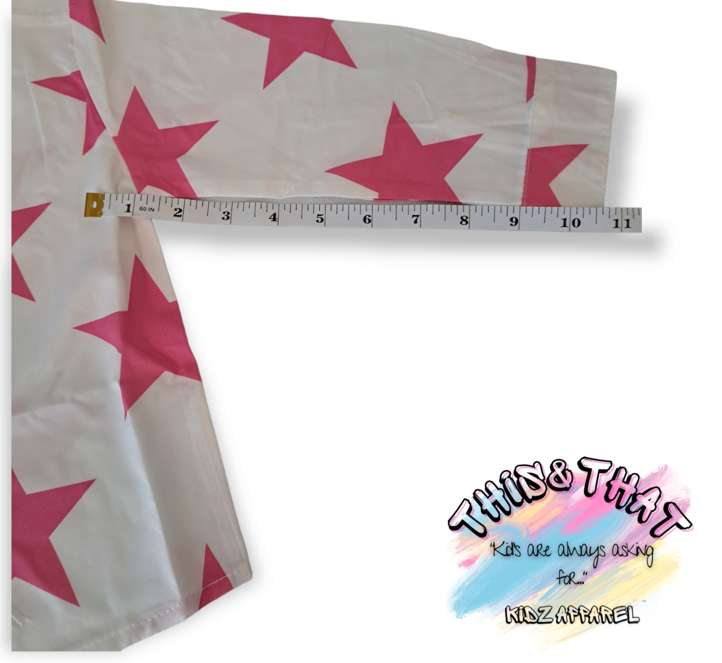 Pink Stars & Ripped Jeans