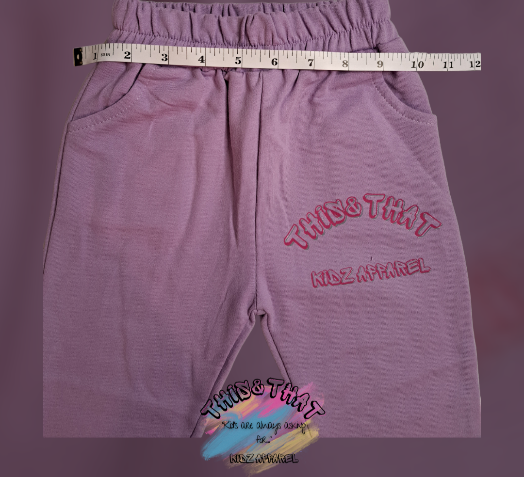 Purple Joggers Set