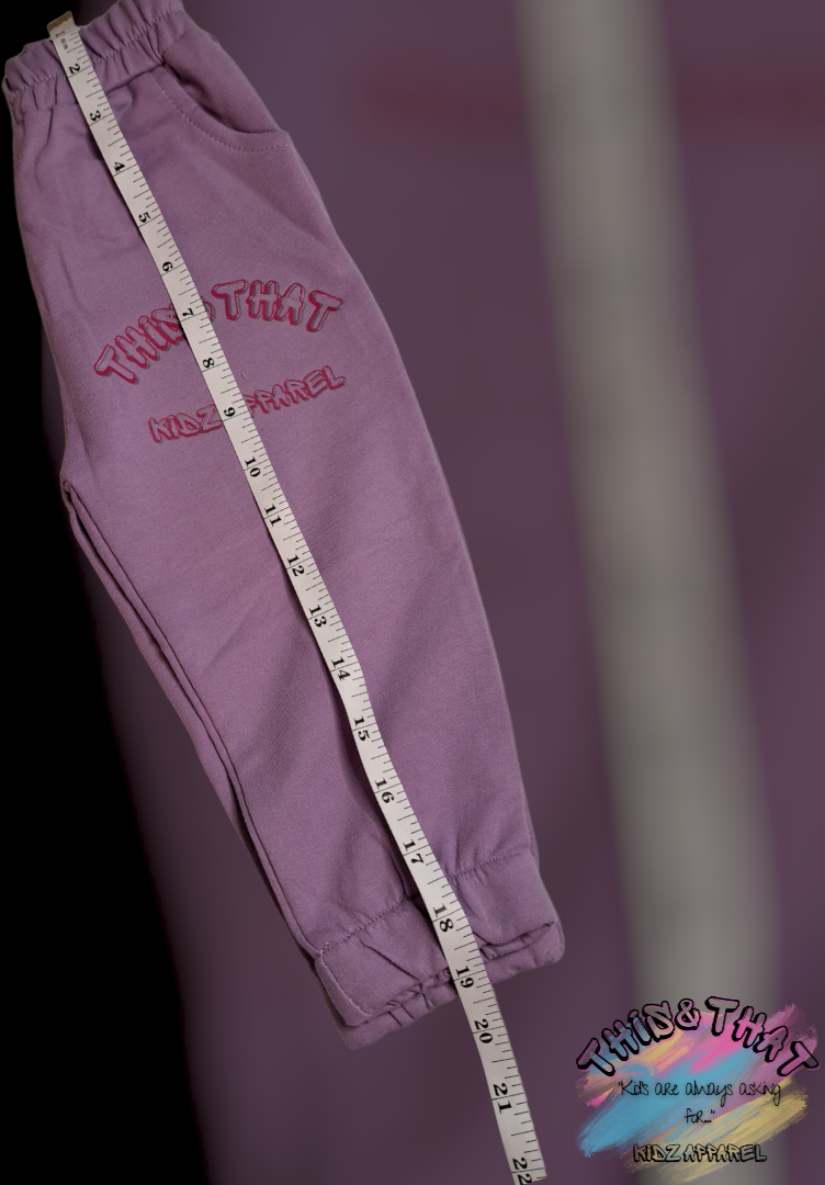 Purple Joggers Set