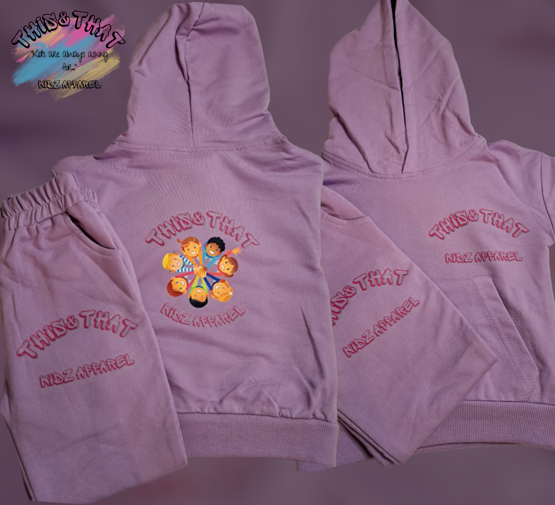 Purple Joggers Set