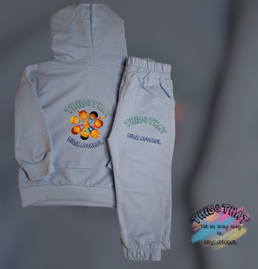 Blue as the Sky Joggers Set